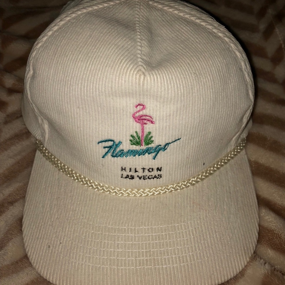 VTG OTTO CAP FLAMINGO LAS VEGAS HILTON TRUCKER HAT